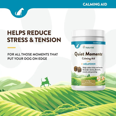 NATURVET - NaturVet Quiet Moments Calming Aid Dog Supplement 70 Masticables - The Red Vitamin MX - Relajantes Para Perros - {{ shop.shopifyCountryName }}