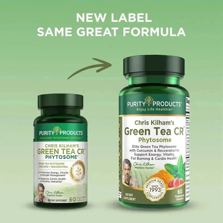 PURITY PRODUCTS - Purity Products Green Tea CR w/Phytosome 60 Capsulas - The Red Vitamin MX - Suplementos Alimenticios - {{ shop.shopifyCountryName }}