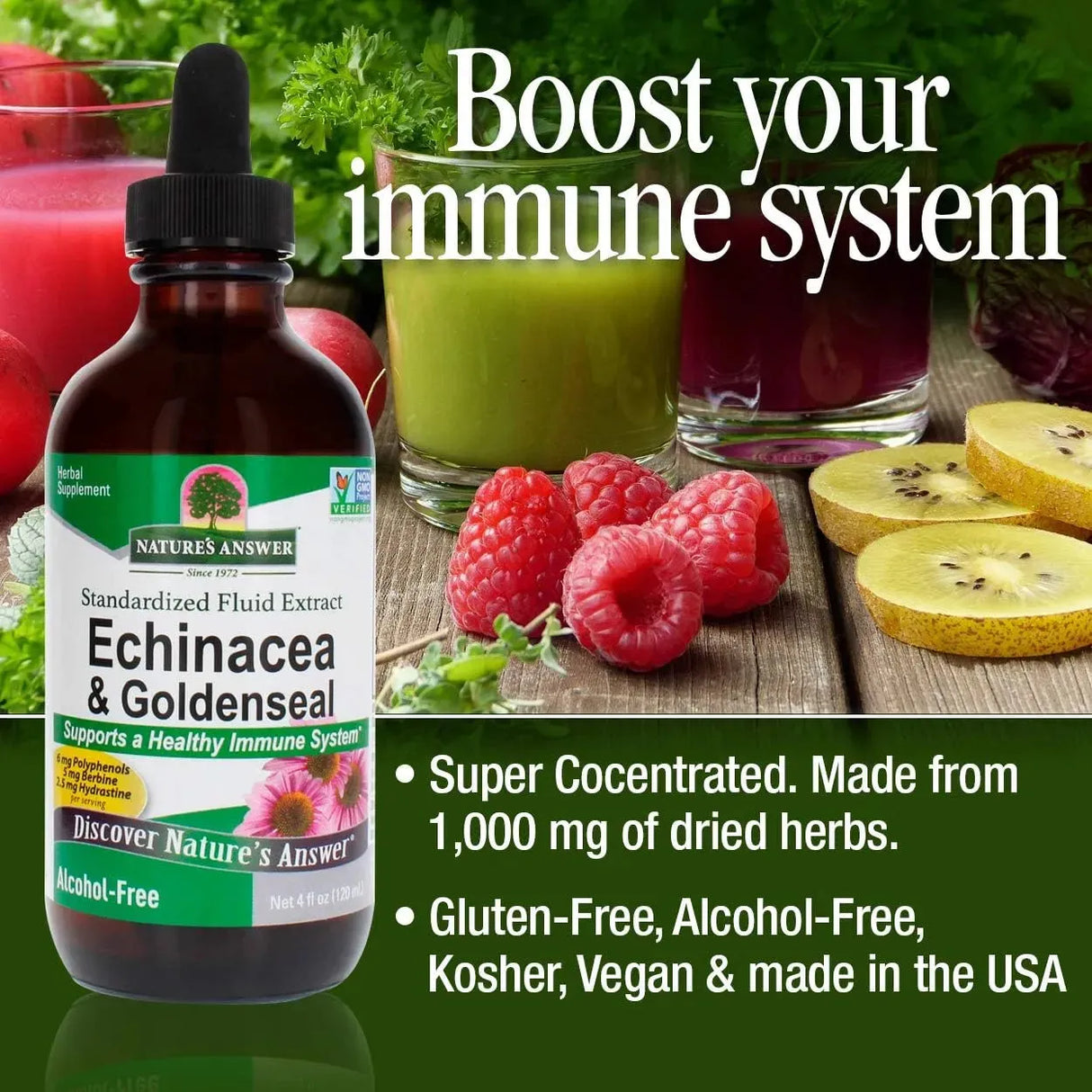 NATURE´S ANSWER - Nature's Answer Echinacea and Goldenseal 4 Fl.Oz. - The Red Vitamin MX - Suplementos Alimenticios - {{ shop.shopifyCountryName }}