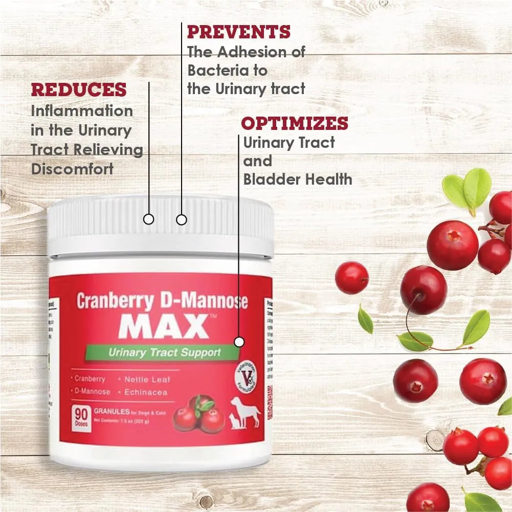 DENESTRA - Denestra Cranberry D Mannose MAX- Dog Urinary Tract 90 Servicios - The Red Vitamin MX - Salud De Tracto Urinario Para Perros - {{ shop.shopifyCountryName }}
