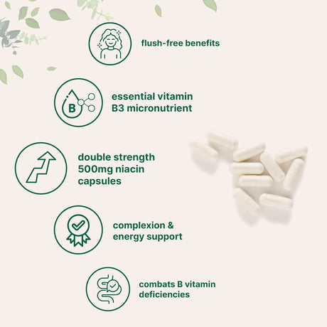 MICRO INGREDIENTS - Micro Ingredients Niacin 500Mg. 400 Capsulas - The Red Vitamin MX - Suplementos Alimenticios - {{ shop.shopifyCountryName }}