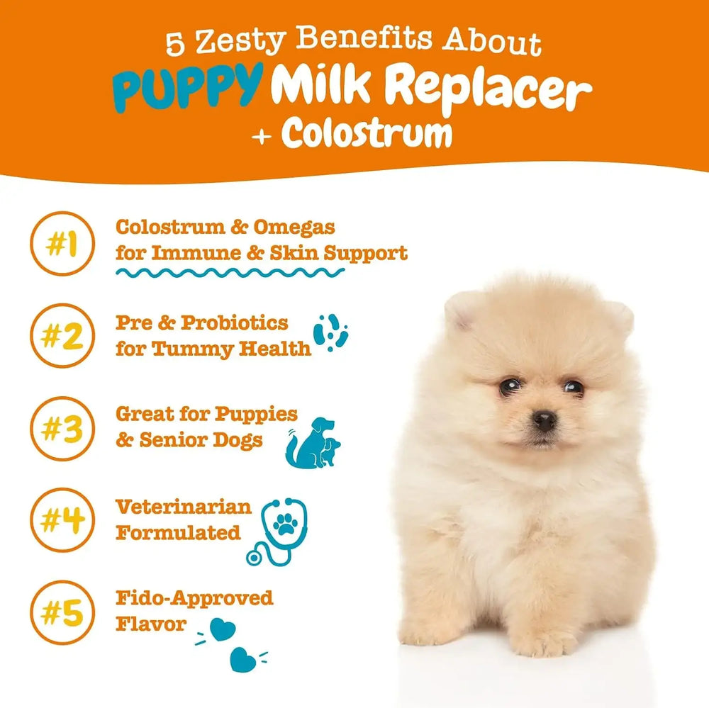 ZESTY PAWS - Zesty Paws Puppy Milk Replacer + Colostrum 338Gr. - The Red Vitamin MX - Sustitutos De Leche Para Perros - {{ shop.shopifyCountryName }}