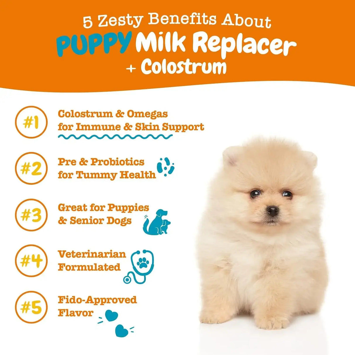 ZESTY PAWS - Zesty Paws Puppy Milk Replacer + Colostrum 338Gr. - The Red Vitamin MX - Sustitutos De Leche Para Perros - {{ shop.shopifyCountryName }}