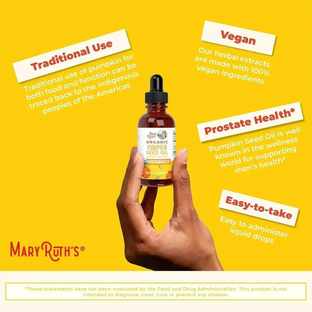 MARY RUTH ORGANICS - MaryRuth Organics Pumpkin Seed Oil Cold Pressed 1 Fl.Oz. - The Red Vitamin MX - Suplementos Alimenticios - {{ shop.shopifyCountryName }}
