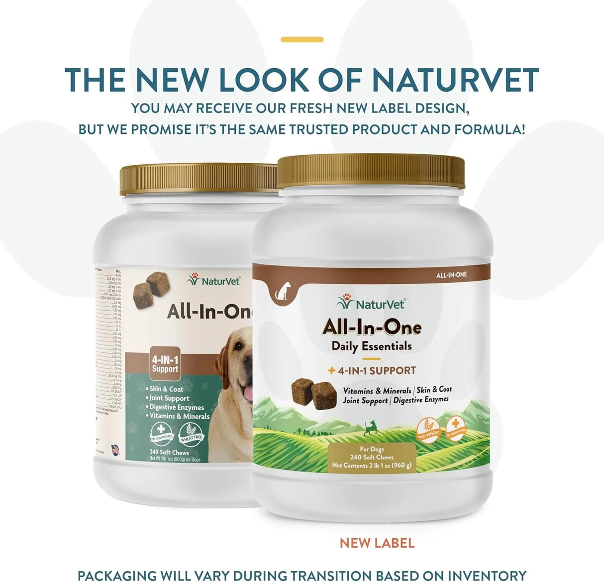 NATURVET - NaturVet All-in-One Dog Supplement 240 Masticables - The Red Vitamin MX - Multivitamínicos Para Perros - {{ shop.shopifyCountryName }}