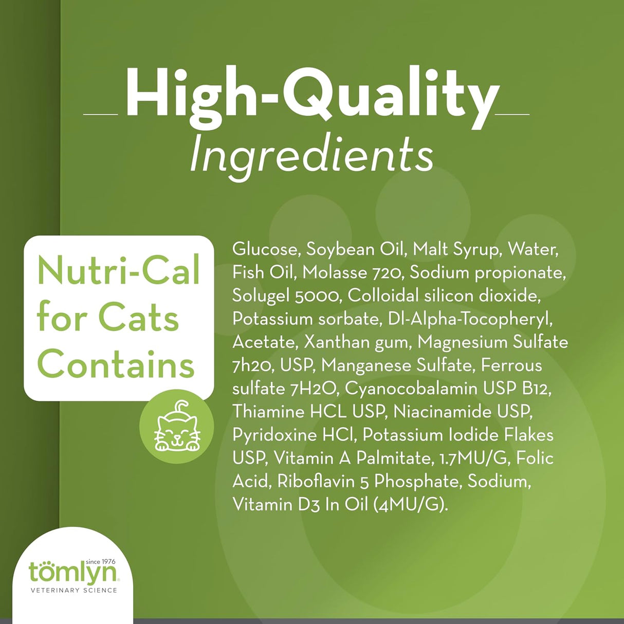 Tomlyn High Calorie Nutritional Gel for Cats 120Gr.
