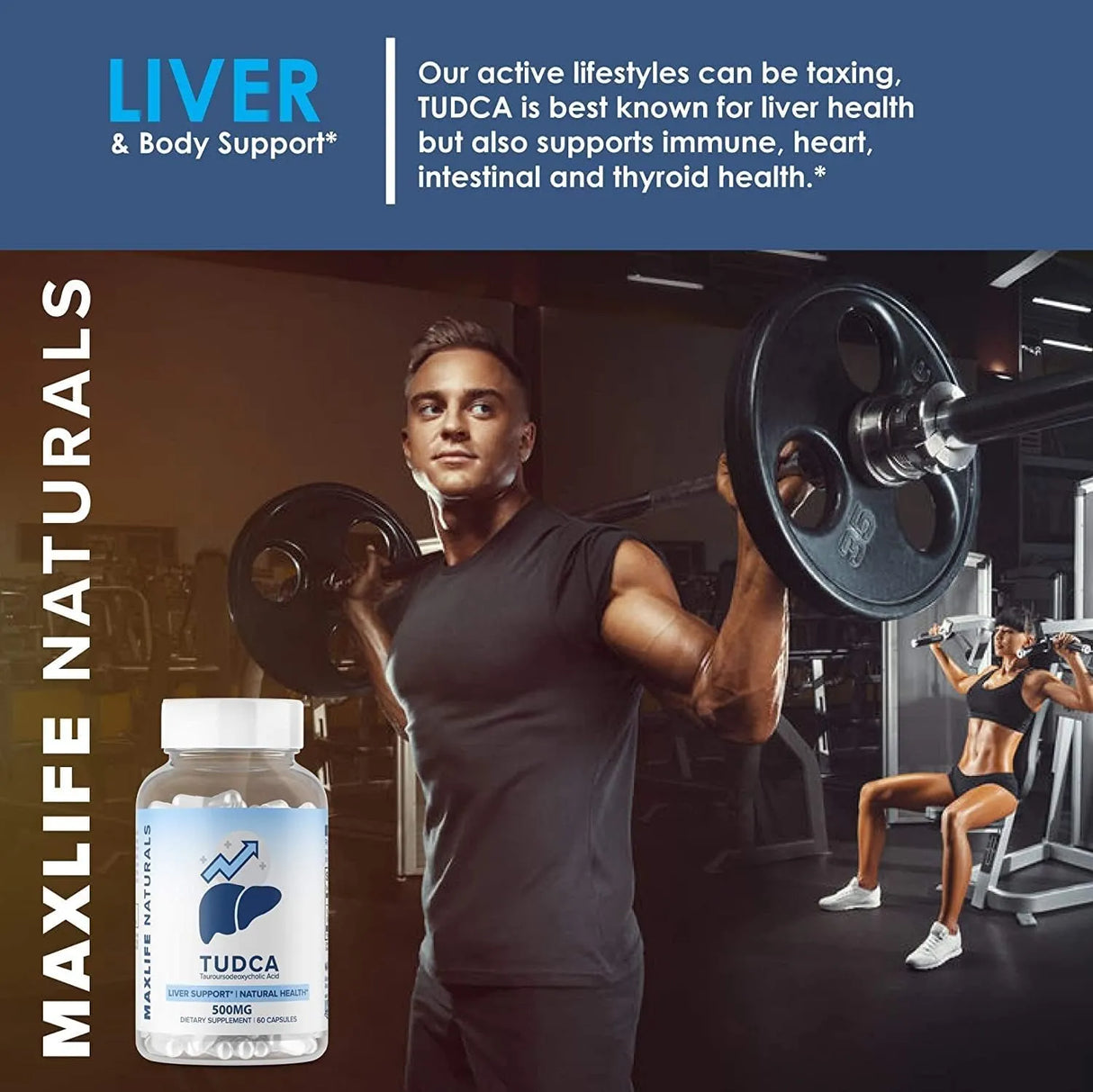 MAXLIFE NATURALS - MAXLIFE NATURALS Tudca Bile Salts Liver Support 500Mg. 60 Capsulas - The Red Vitamin MX - Suplementos Alimenticios - {{ shop.shopifyCountryName }}