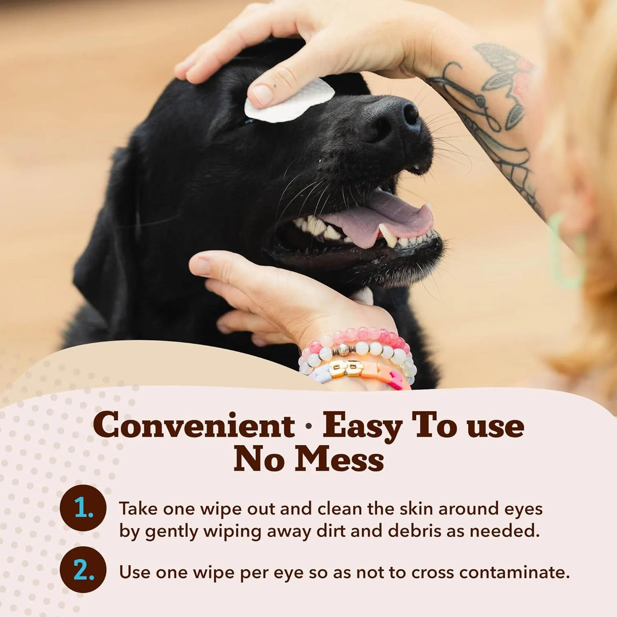 NATURAL DOG - Natural Dog Eye Wipes for Dogs 100 Toallitas - The Red Vitamin MX - Cuidado De Los Ojos De Los Perros - {{ shop.shopifyCountryName }}