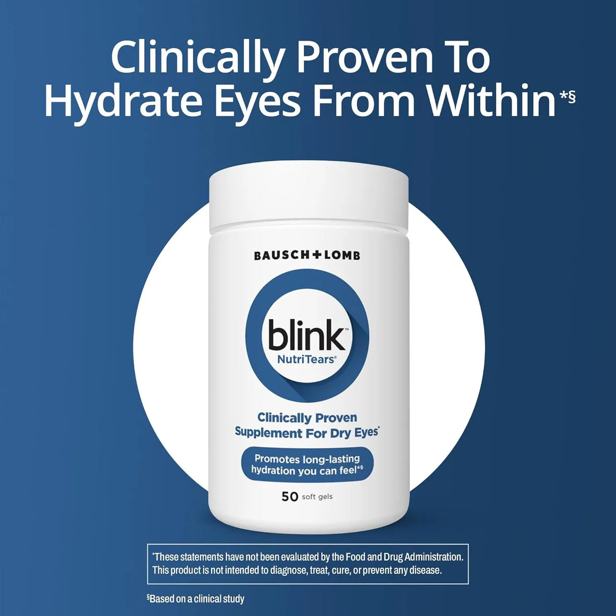 BAUSCH+LOMB - Bausch+Lomb Blink NutriTears Eye Care 50 Capsulas Blandas - The Red Vitamin MX - Suplementos Alimenticios - {{ shop.shopifyCountryName }}