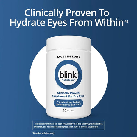 BAUSCH+LOMB - Bausch+Lomb Blink NutriTears Eye Care 50 Capsulas Blandas - The Red Vitamin MX - Suplementos Alimenticios - {{ shop.shopifyCountryName }}