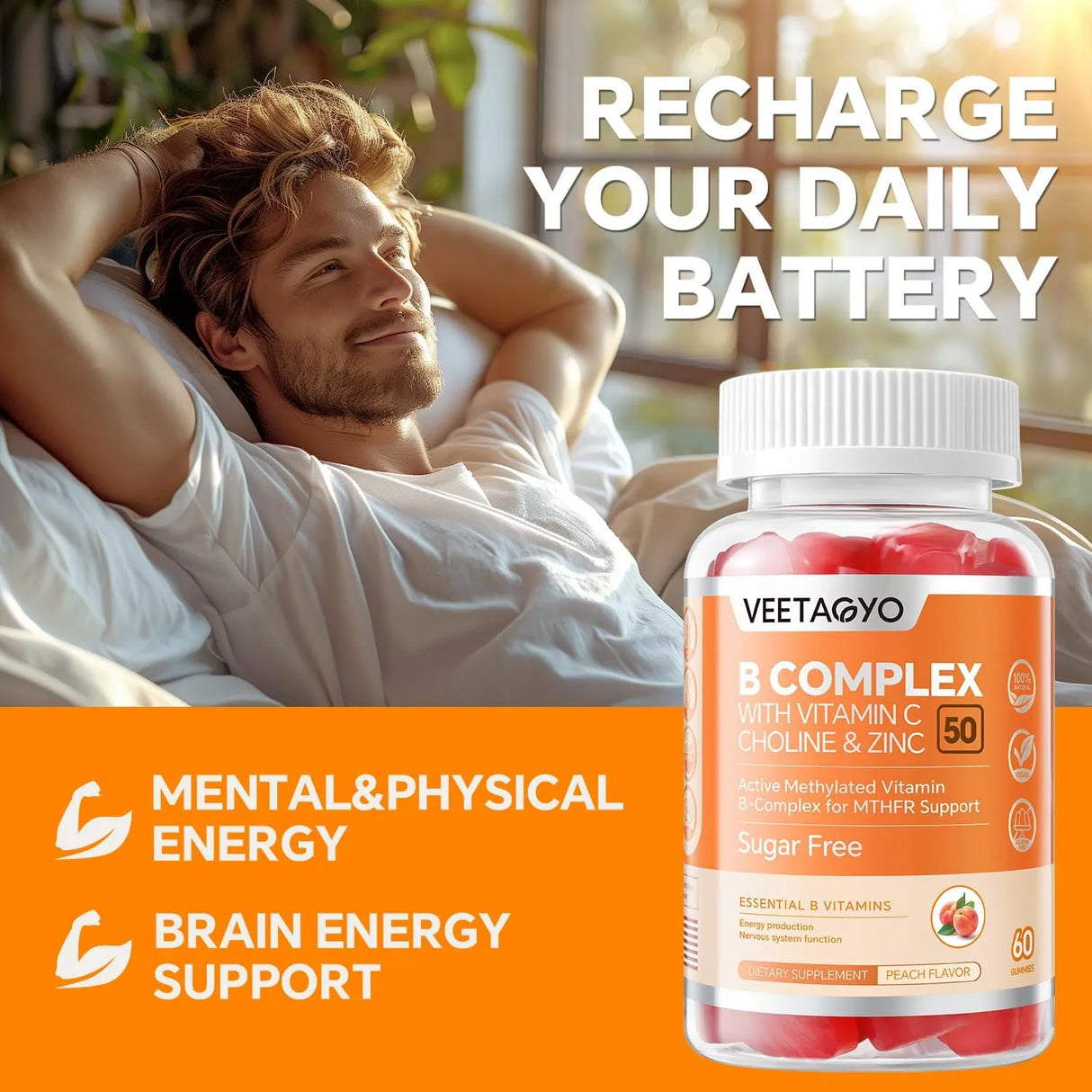 VEETAGYO - VEETAGYO B Complex 60 Gomitas 2 Pack - The Red Vitamin MX - Suplementos Alimenticios - {{ shop.shopifyCountryName }}