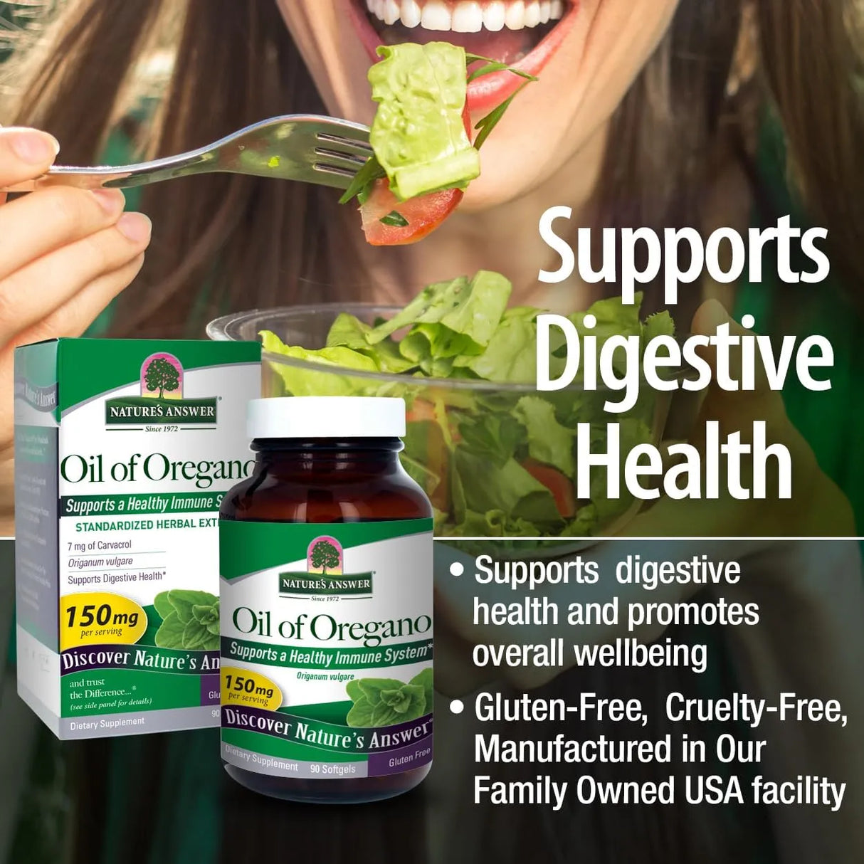 NATURE´S ANSWER - Nature's Answer Oil of Oregano 150Mg. 90 Capsulas Blandas - The Red Vitamin MX - Suplementos Alimenticios - {{ shop.shopifyCountryName }}