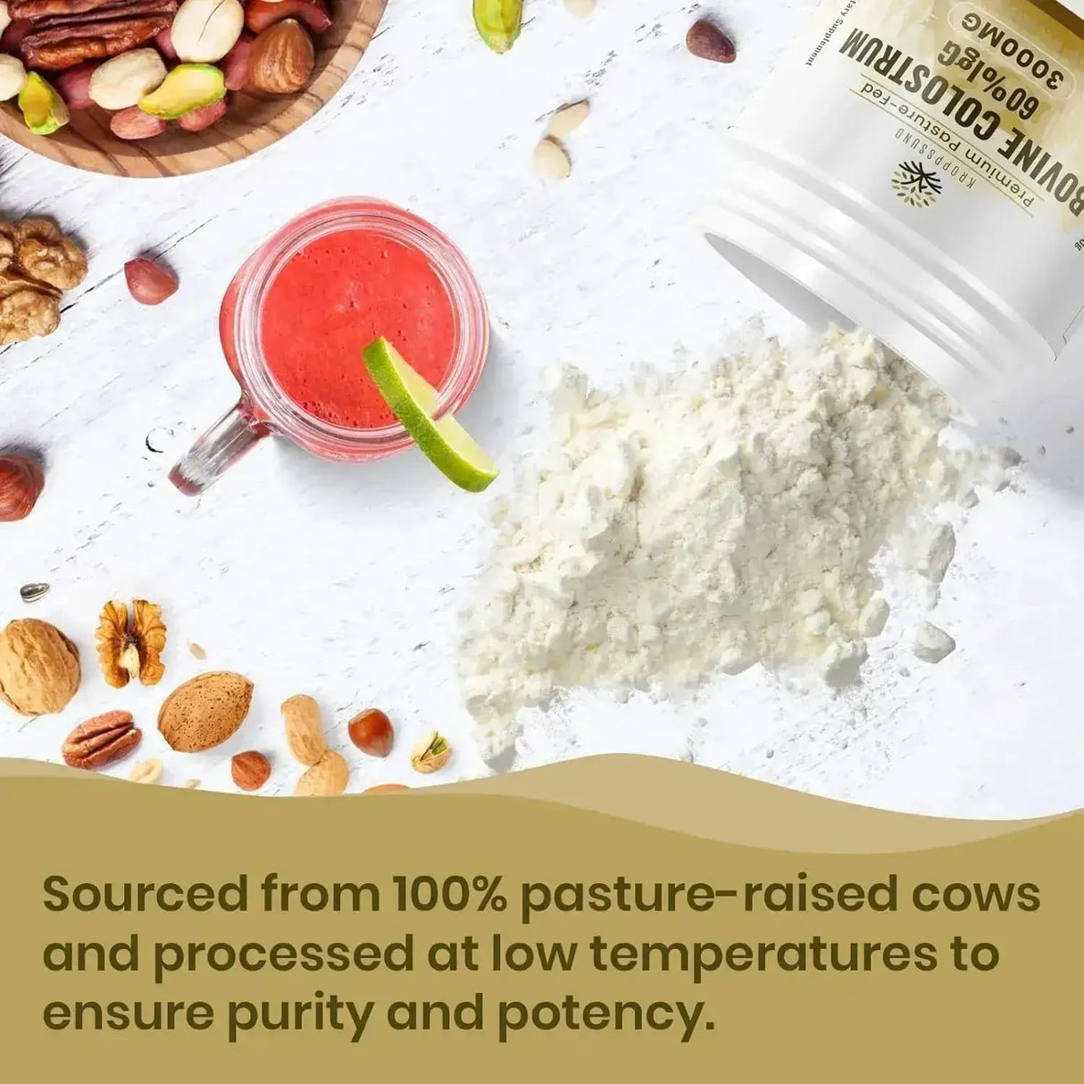 KROPPSSUND - Kroppssund Bovine Colostrum Powder 3000Mg. 50 Servicios 150Gr. - The Red Vitamin MX - Suplementos Alimenticios - {{ shop.shopifyCountryName }}