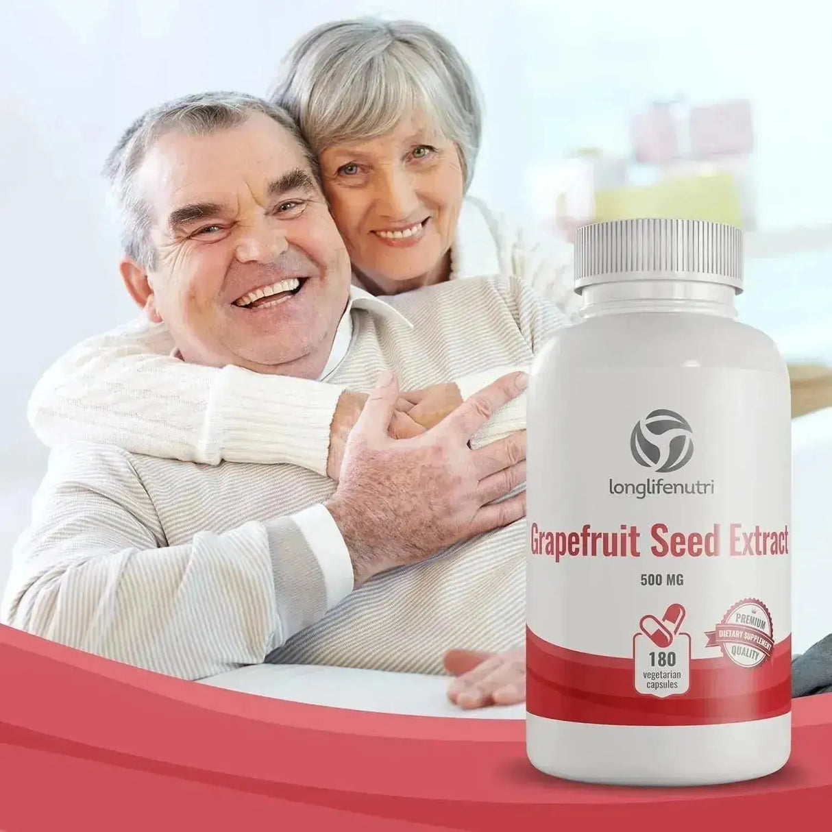 LONGLIFENUTRI - LongLifeNutri Grapefruit Seed Extract 500Mg. 180 Capsulas - The Red Vitamin MX - Suplementos Alimenticios - {{ shop.shopifyCountryName }}