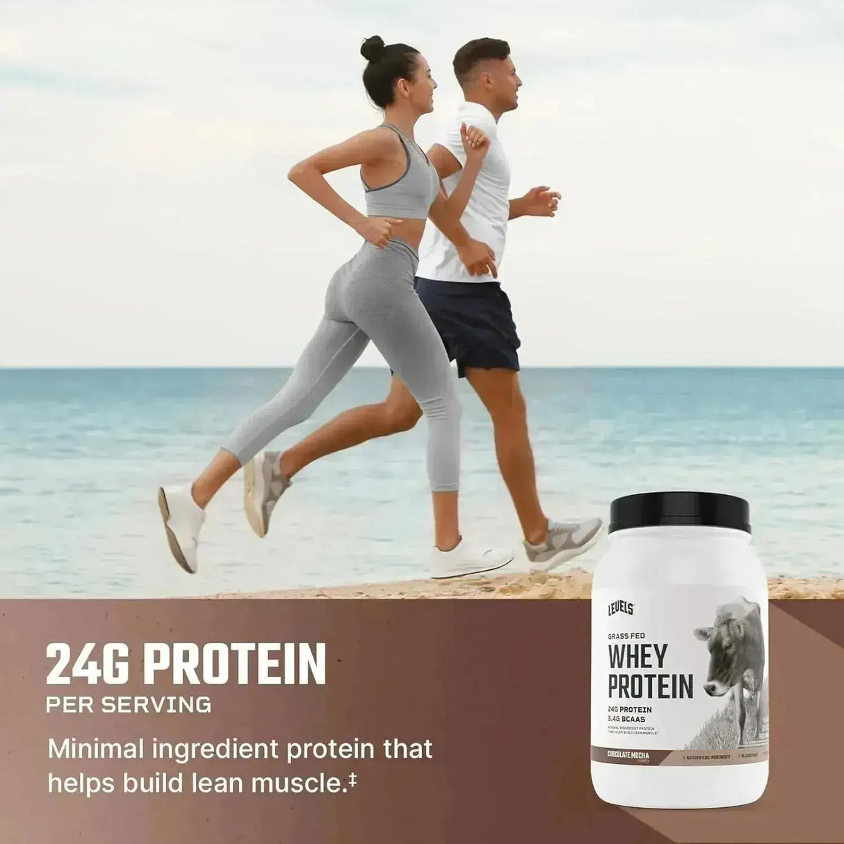 LEVELS - Levels Grass Fed Whey Protein Powder Chocolate Mocha 2Lb. - The Red Vitamin MX - Suplementos Alimenticios - {{ shop.shopifyCountryName }}
