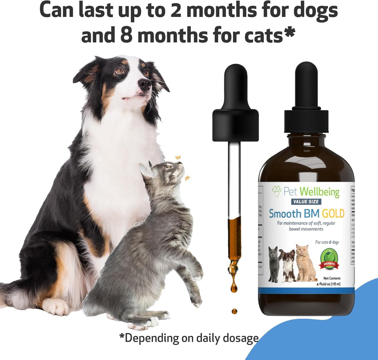 Pet Wellbeing Smooth BM Gold for Cats 4 Fl.Oz.