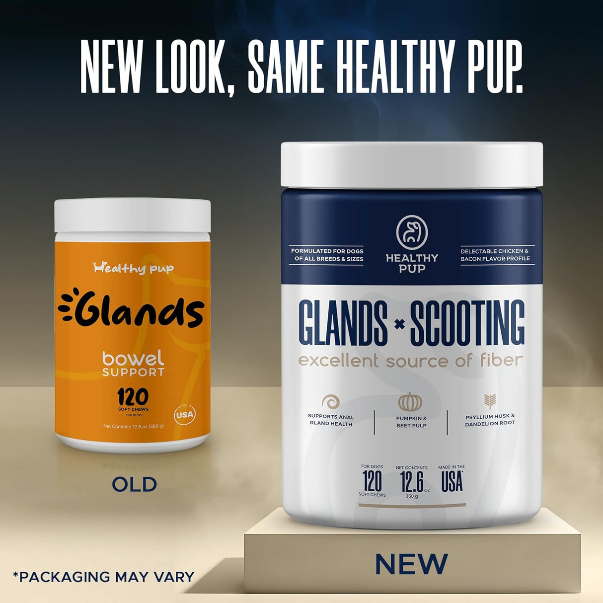 Healthy Pup Glands Bowel Support 120 Masticables