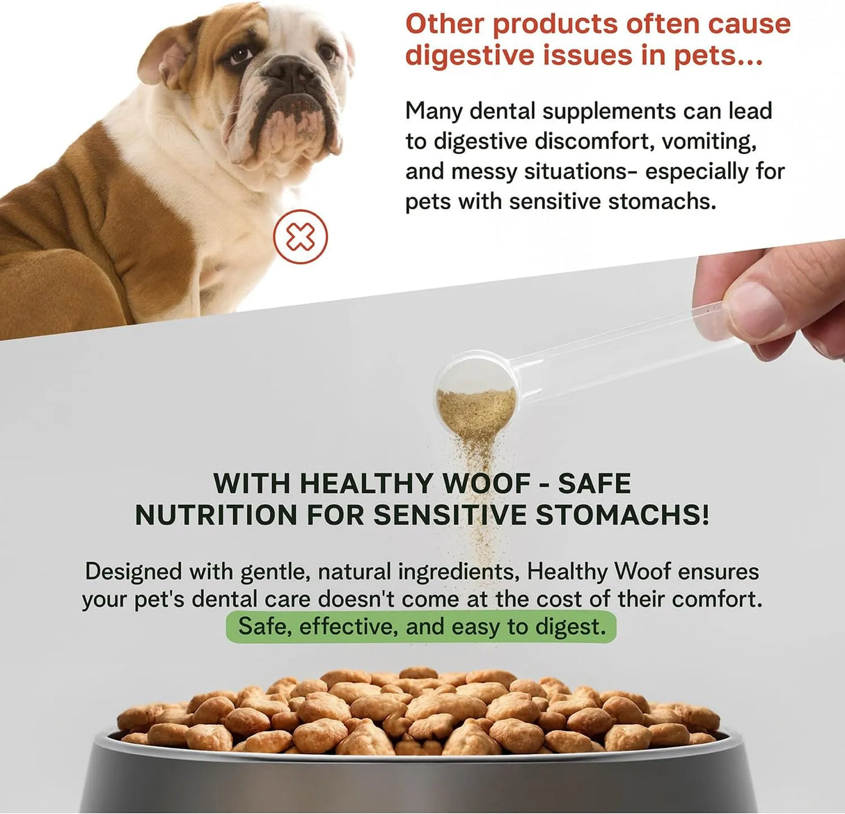 HEALTHY WOOF - HEALTHY WOOF Dental Powder for Dogs 120Gr. - The Red Vitamin MX - Cuidado Dental Para Perros - {{ shop.shopifyCountryName }}