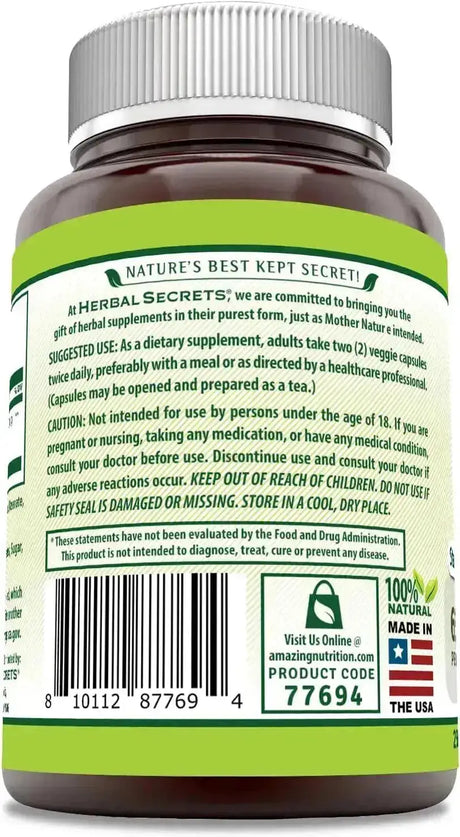 HERBAL SECRETS - Herbal Secrets Green Tea Extract 630Mg. 250 Capsulas - The Red Vitamin MX - Suplementos Alimenticios - {{ shop.shopifyCountryName }}