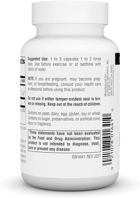 SOURCE NATURALS - Source Naturals L-Ornithine 667Mg. 50 Capsulas - The Red Vitamin MX - Suplementos Alimenticios - {{ shop.shopifyCountryName }}