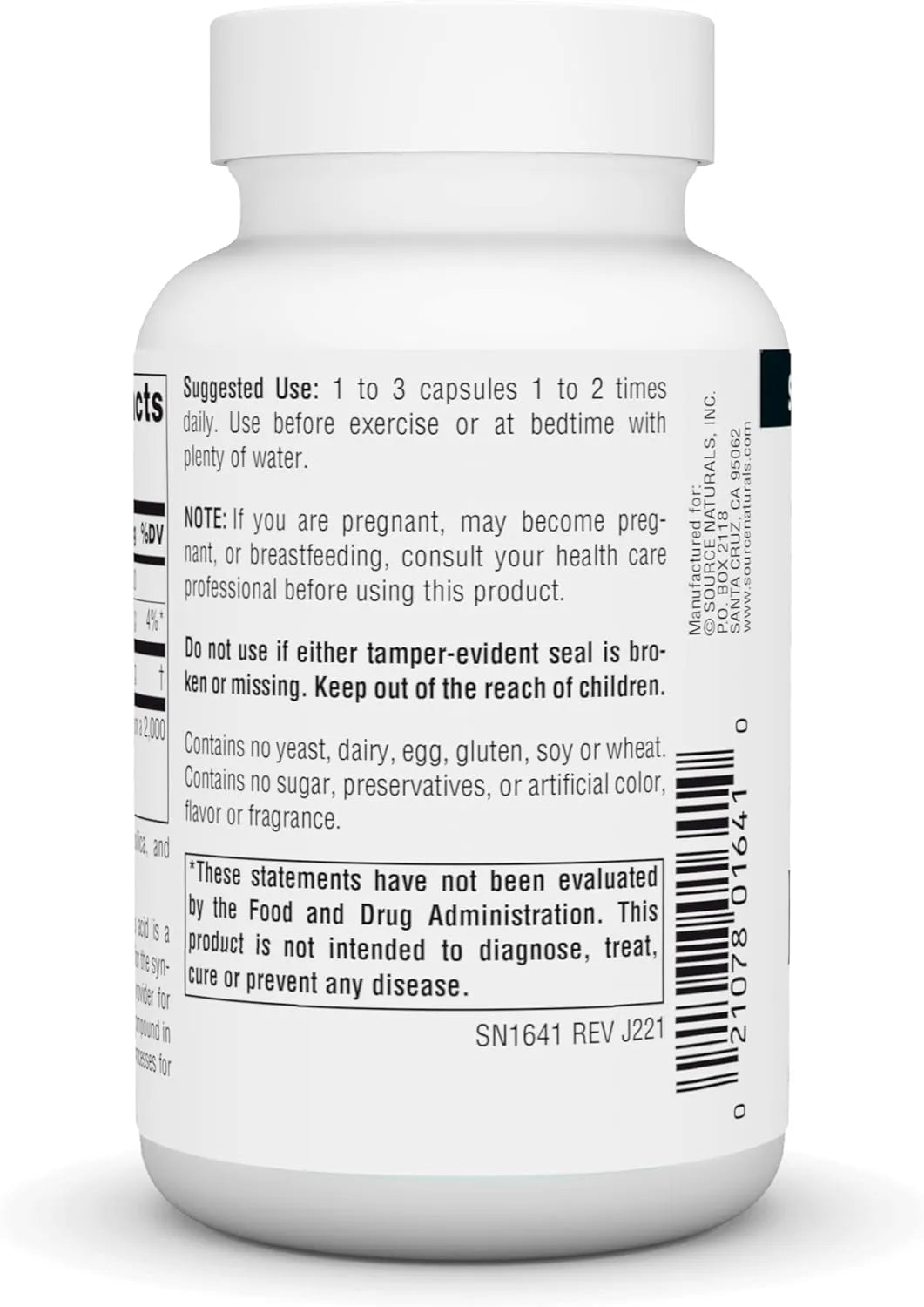 SOURCE NATURALS - Source Naturals L-Ornithine 667Mg. 50 Capsulas - The Red Vitamin MX - Suplementos Alimenticios - {{ shop.shopifyCountryName }}