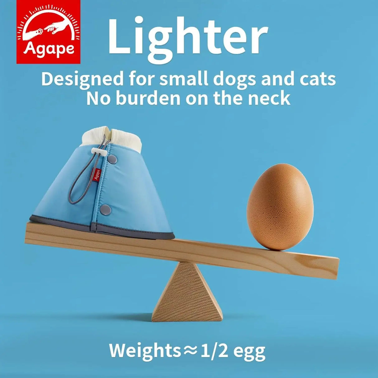 AGAPE - Agape Soft Cone for Cats & Dogs BLUE SMALL - The Red Vitamin MX - Collares y Conos De Recuperación Para Perros - {{ shop.shopifyCountryName }}