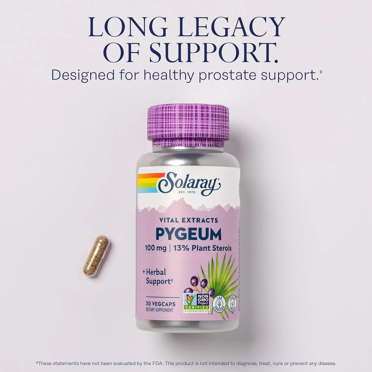 SOLARAY - SOLARAY Pygeum Bark Extract 100Mg. 30 Capsulas - The Red Vitamin MX - Suplementos Alimenticios - {{ shop.shopifyCountryName }}