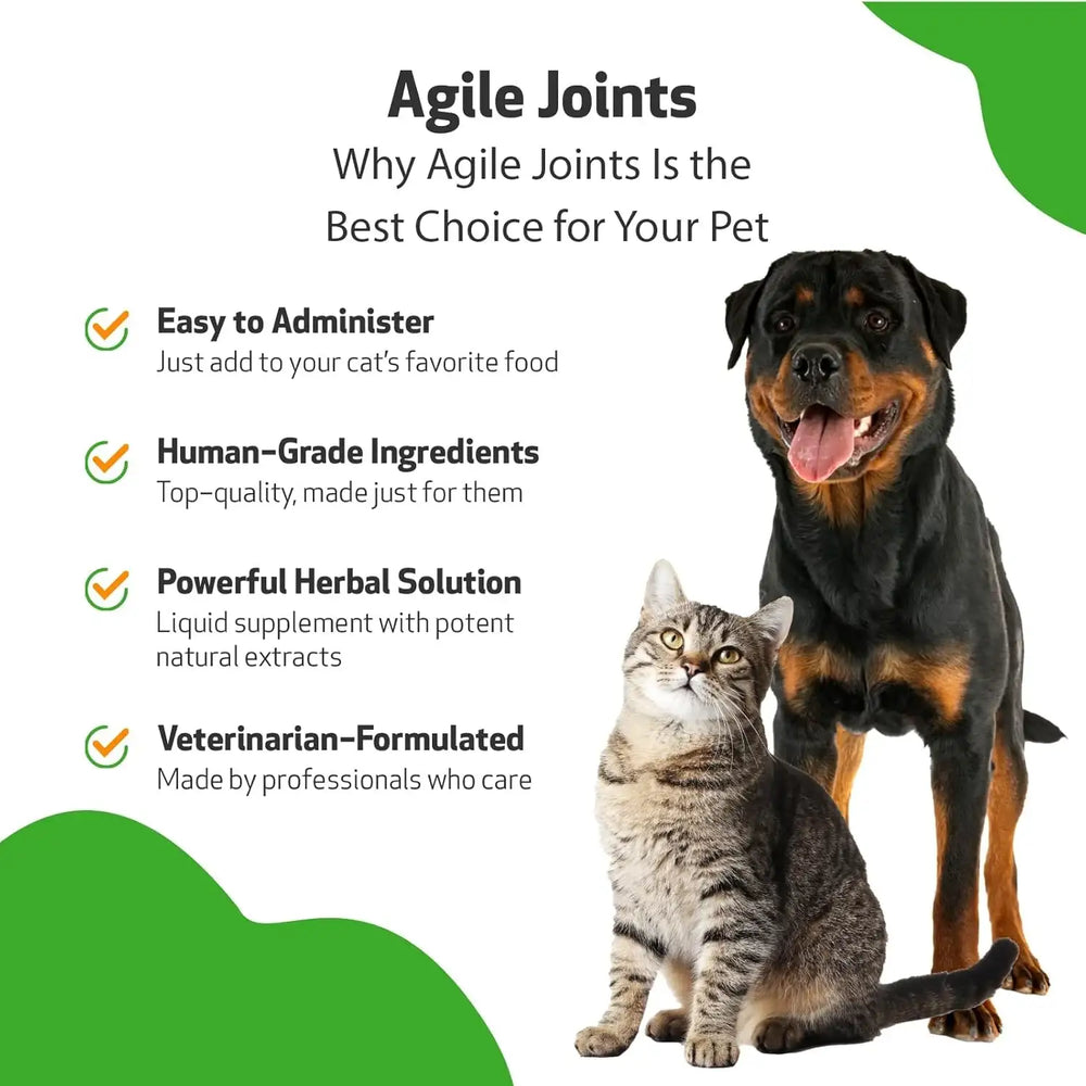 PET WELLBEING - Pet Wellbeing Agile Joints for Dogs 4 Fl.Oz. - The Red Vitamin MX - Cuidado De Cadera Y Articulaciones Para Perros - {{ shop.shopifyCountryName }}