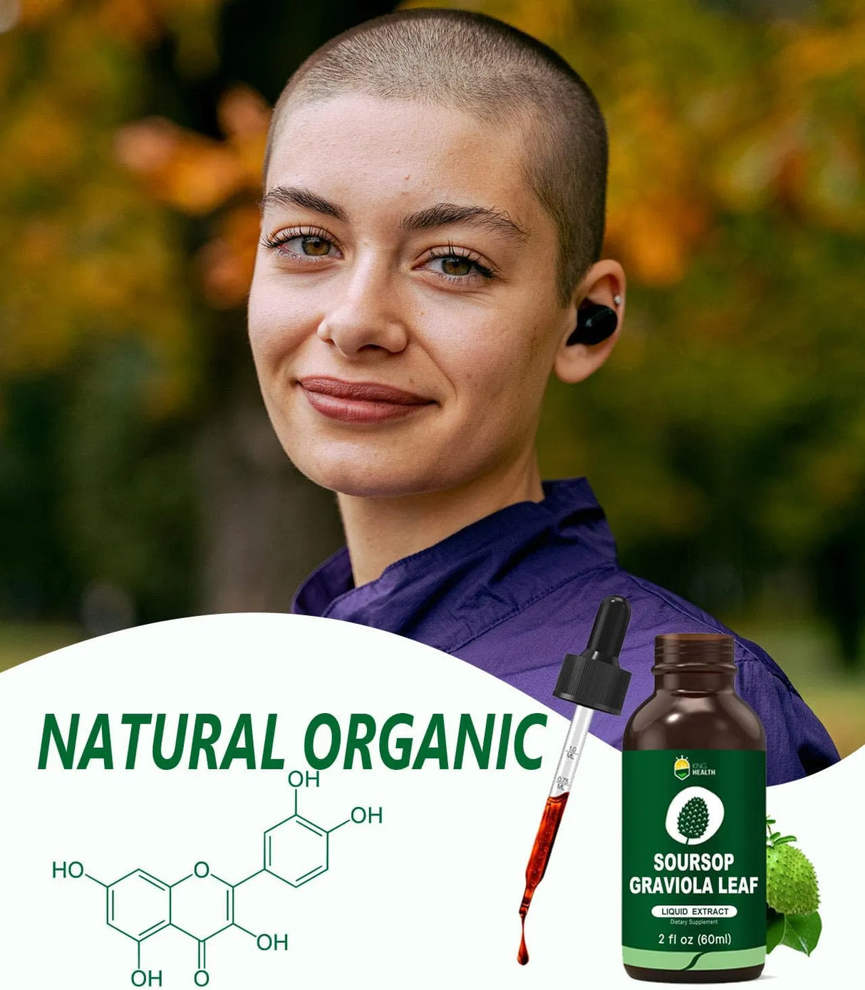 KINGHEALTH - KingHealth Organic Soursop Graviola Guanabana Leaves Extract Liquid 2 Fl.Oz. - The Red Vitamin MX - Suplementos Alimenticios - {{ shop.shopifyCountryName }}