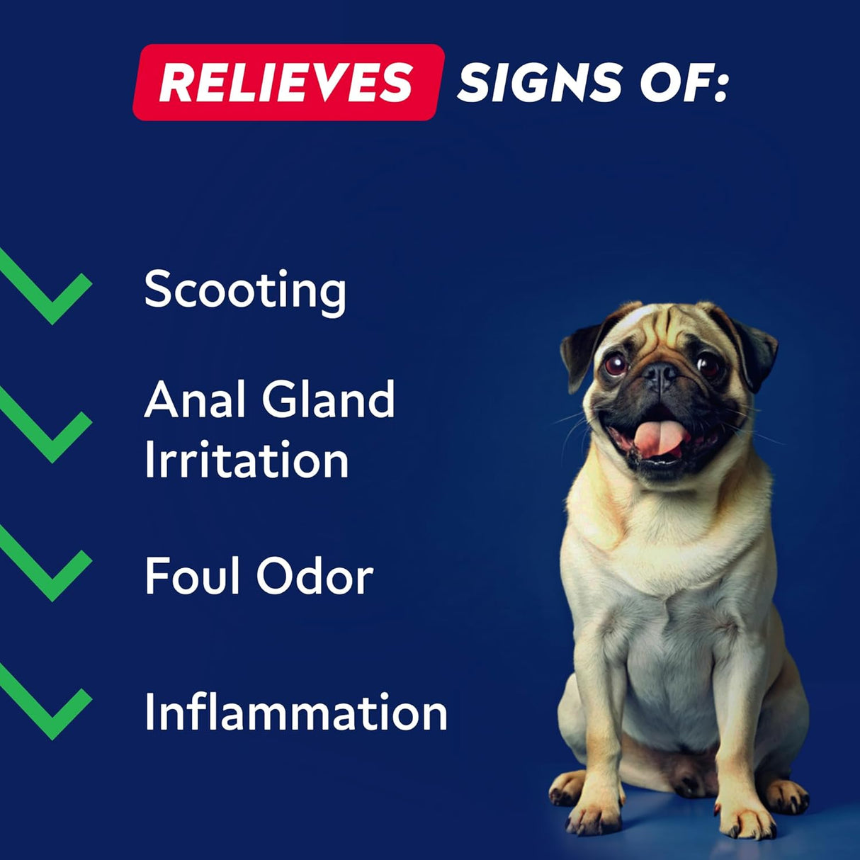 STRELLALAB Anal Gland Support Chews 120 Masticables