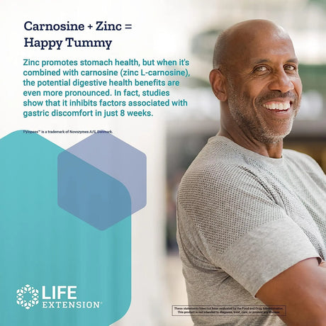 LIFE EXTENSION - Life Extension Gastro-Ease with Zinc L-carnosine 60 Capsulas - The Red Vitamin MX - Suplementos Alimenticios - {{ shop.shopifyCountryName }}