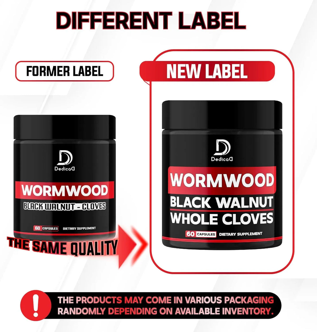 DEDICAD - DEDICAD Wormwood Capsules with Black Walnut & Cloves 60 Capsulas - The Red Vitamin MX - Suplementos Alimenticios - {{ shop.shopifyCountryName }}