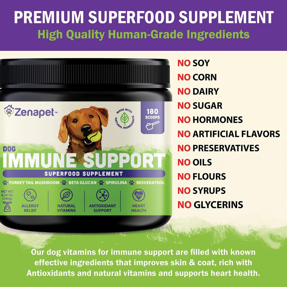 ZENAPET - ZENAPET Allergy Immune Support Supplement for Dogs 180Gr. - The Red Vitamin MX - Suplementos Herbales Para Perros - {{ shop.shopifyCountryName }}
