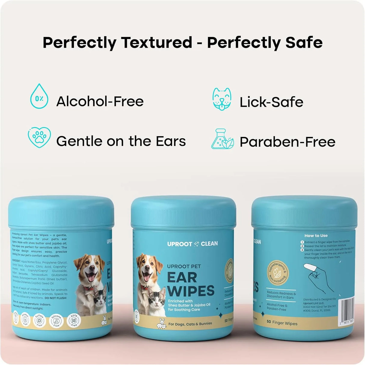 UPROOT CLEAN - Uproot Clean Cat & Dog Ear Cleaner Finger Wipes 50 Toallitas - The Red Vitamin MX - Cuidado Del Oído De Perros - {{ shop.shopifyCountryName }}