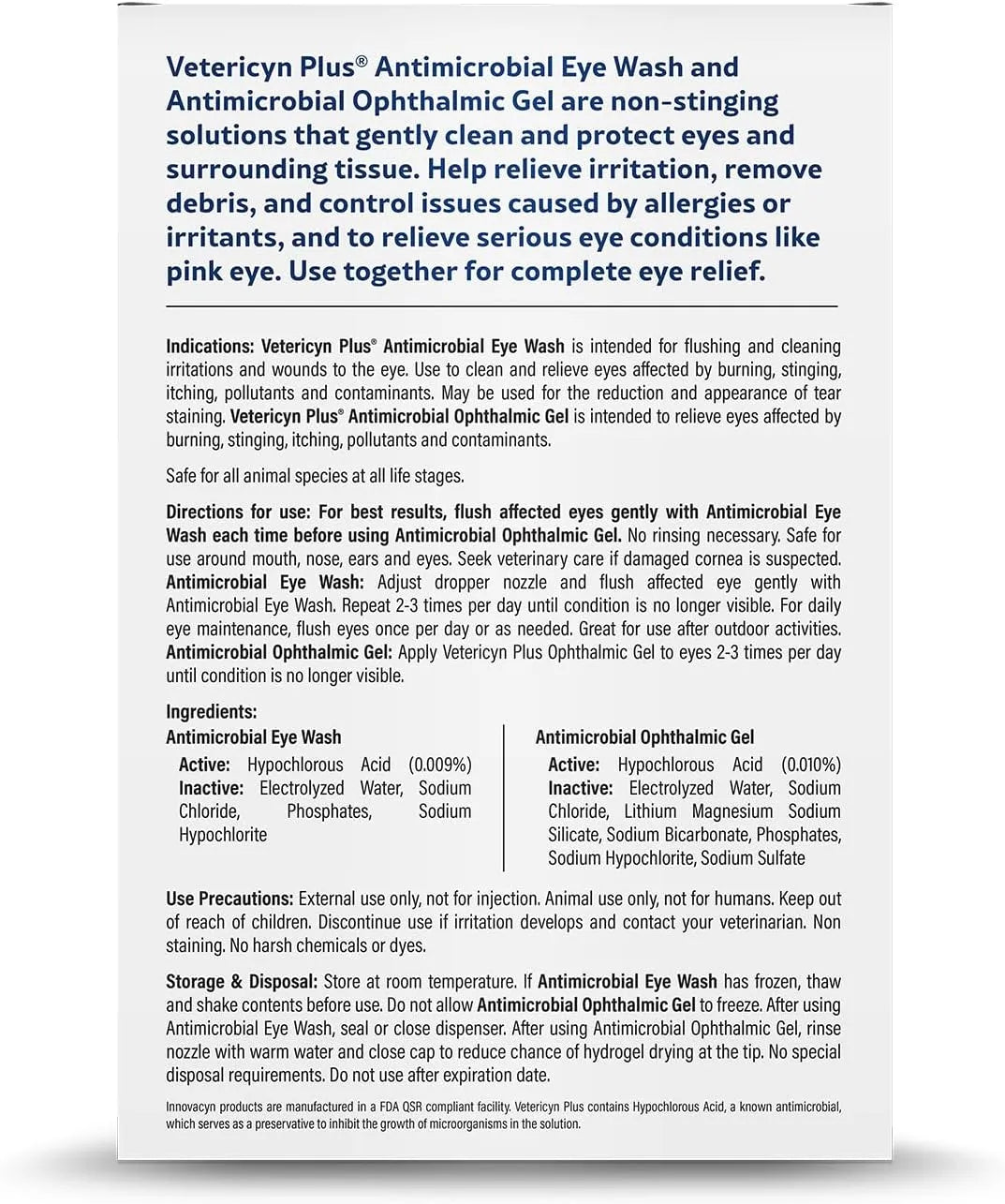 VETERICYN - Vetericyn Plus Dog and Cat Eye Care Kit - The Red Vitamin MX - Cuidado De Los Ojos De Los Perros - {{ shop.shopifyCountryName }}