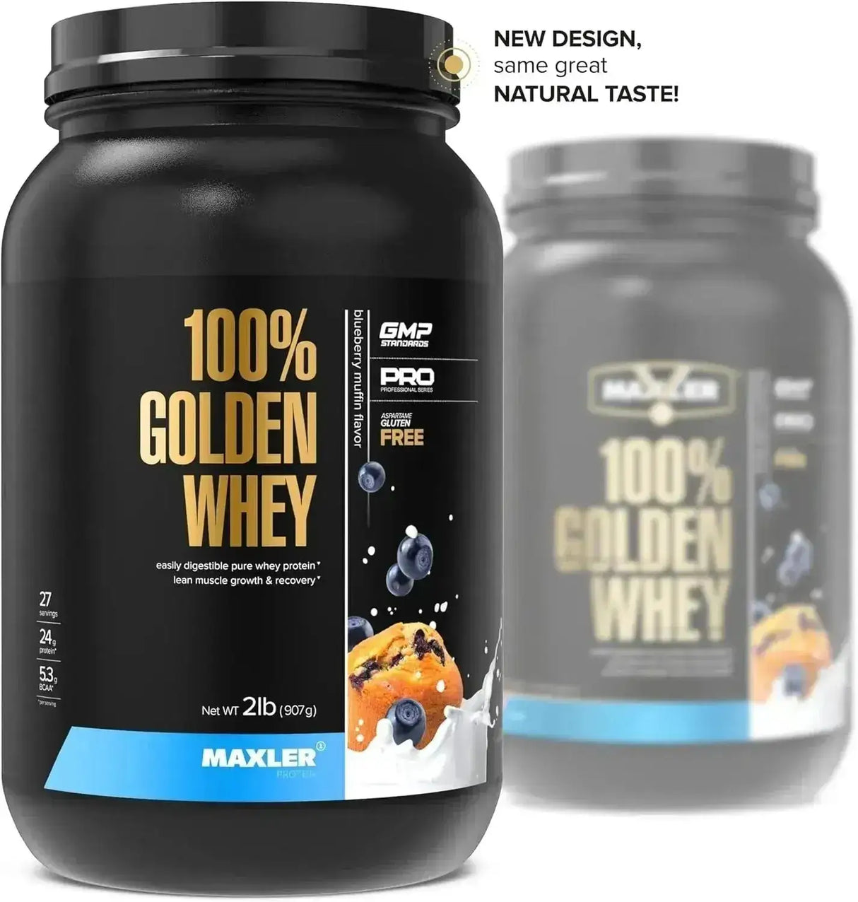 MAXLER - Maxler 100% Golden Whey Protein French Blueberry Muffin 907Gr. - The Red Vitamin MX - Suplementos Alimenticios - {{ shop.shopifyCountryName }}
