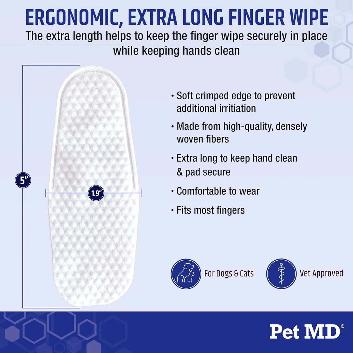 PET MD - Pet MD Finger Wipes Tear Stain Remover for Dogs & Cats 50 Toallitas - The Red Vitamin MX - Cuidado De Los Ojos De Los Perros - {{ shop.shopifyCountryName }}