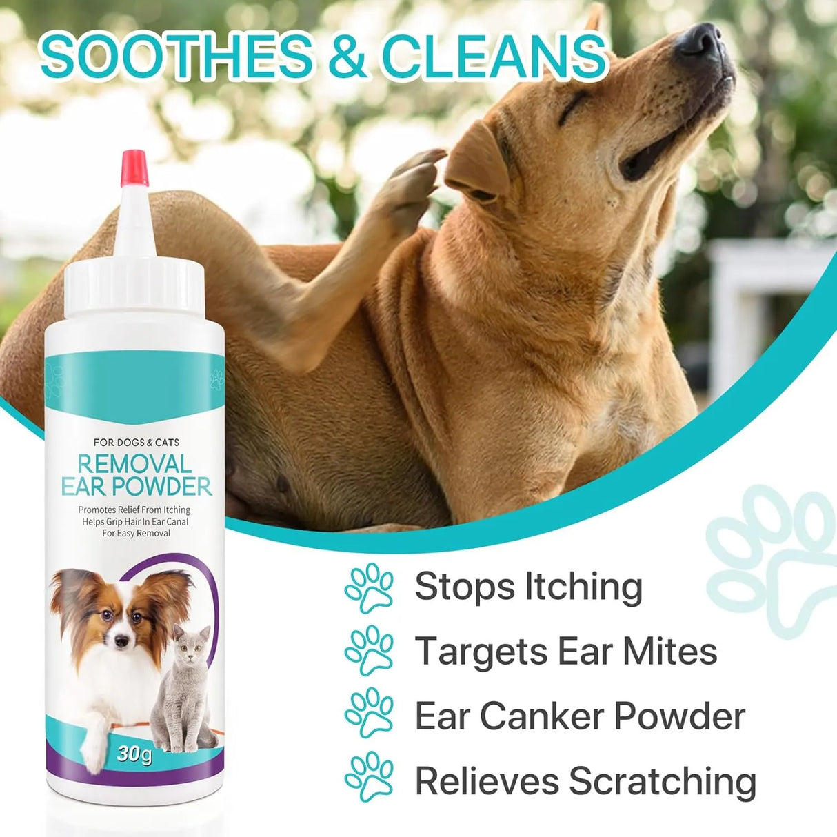 ALIVO - ALIVO Dog Ear Cleaner 30Gr. - The Red Vitamin MX - Cuidado Del Oído De Perros - {{ shop.shopifyCountryName }}