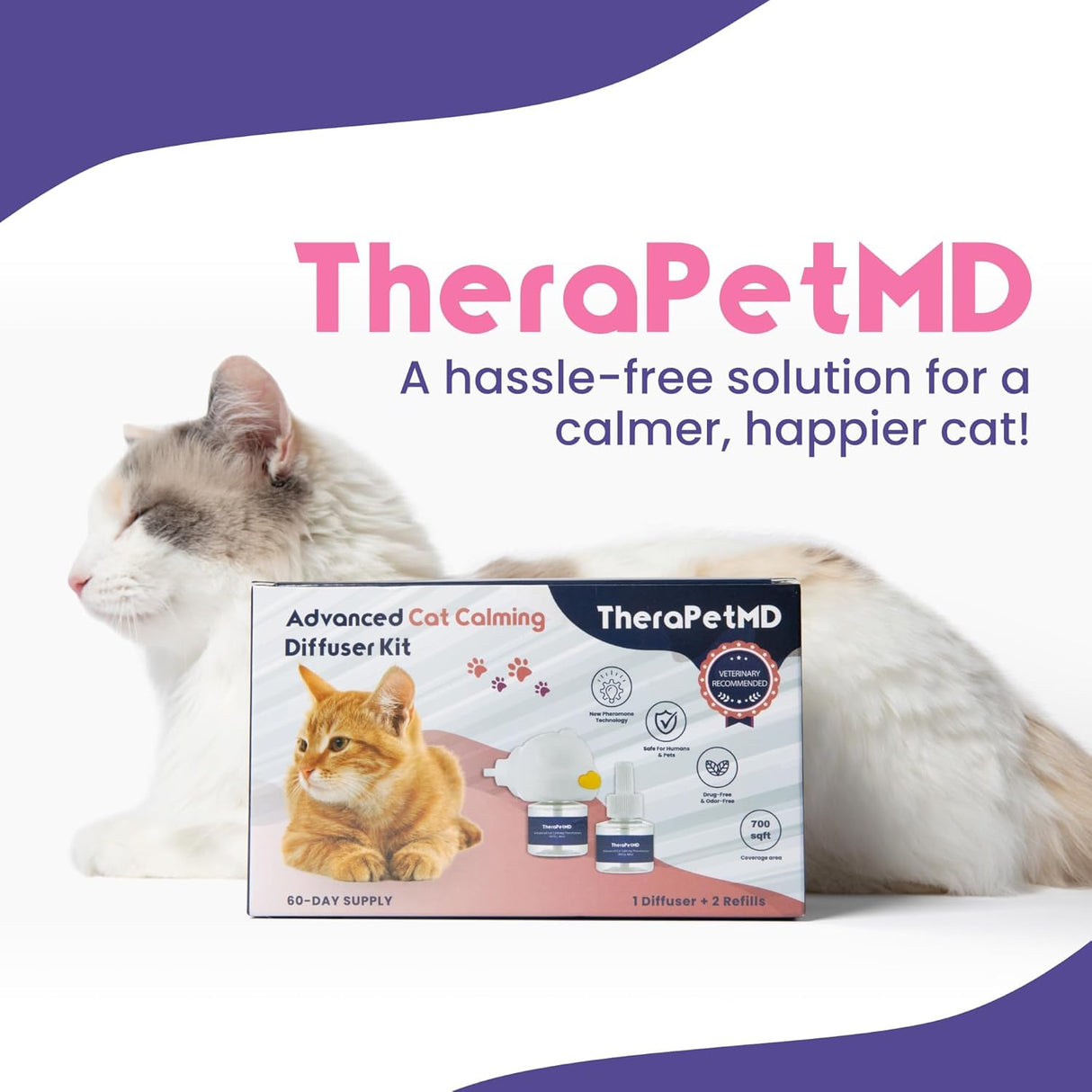 TherapetMD Cat Calming Diffuser Pheromone Kit