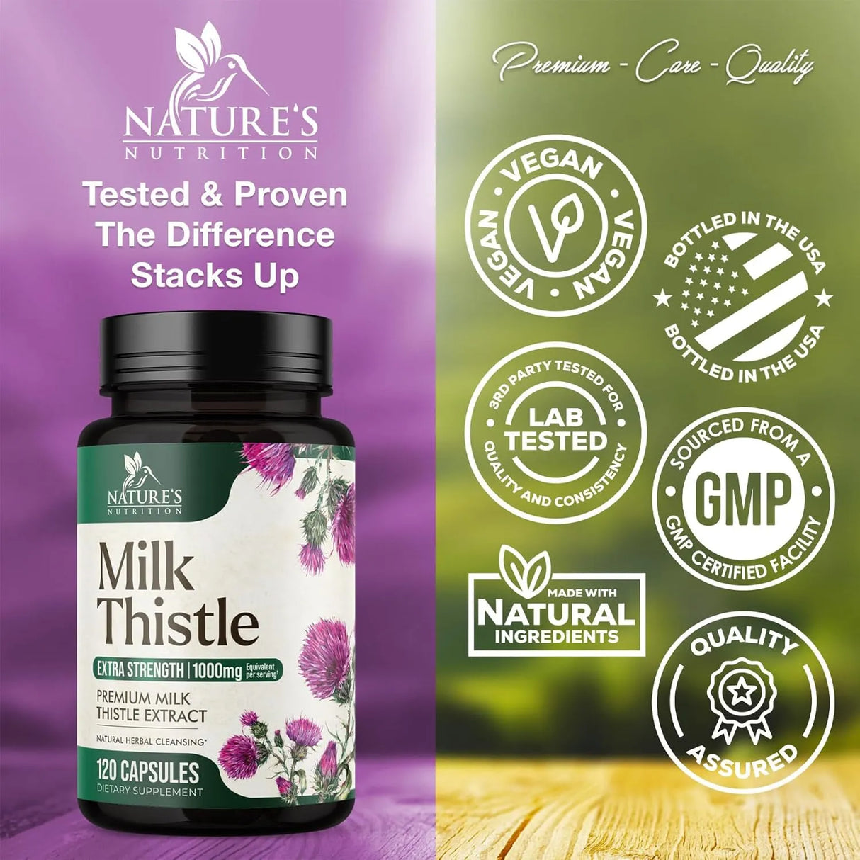 NATURE'S NUTRITION - Nature's Nutrition Milk Thistle 1000Mg. 120 Capsulas - The Red Vitamin MX - Suplementos Alimenticios - {{ shop.shopifyCountryName }}