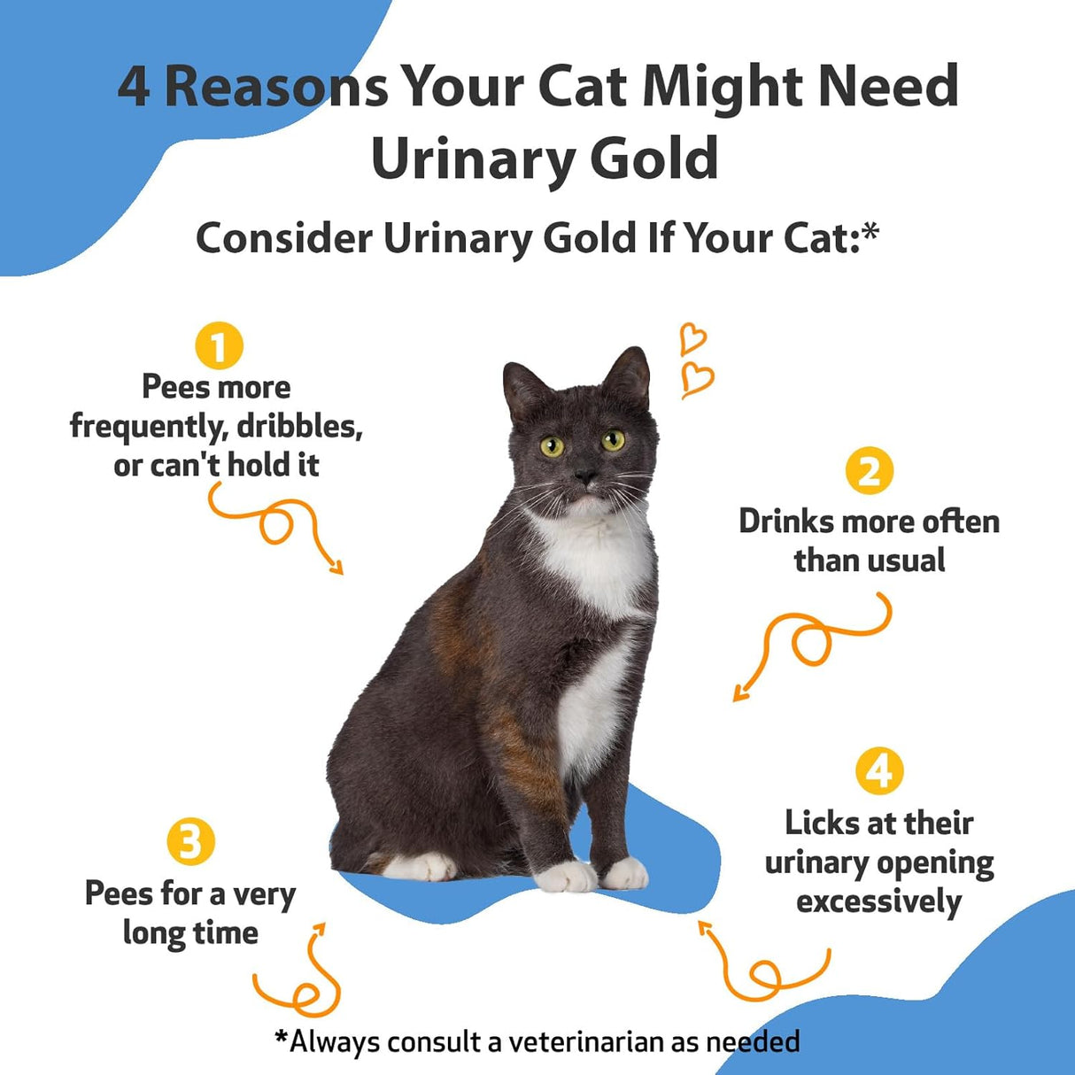 Pet Wellbeing Urinary Gold for Cats 2 Fl.Oz.