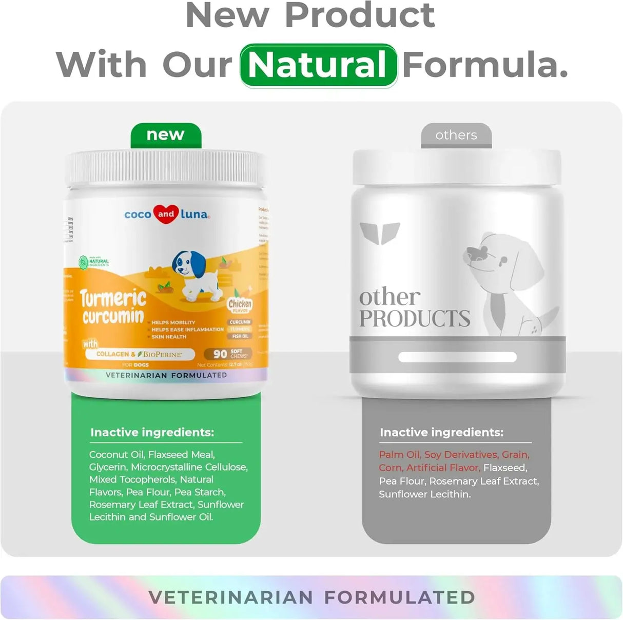 COCO AND LUNA - Coco and Luna Turmeric Curcumin for Dogs 90 Masticables - The Red Vitamin MX - Cuidado De Cadera Y Articulaciones Para Perros - {{ shop.shopifyCountryName }}