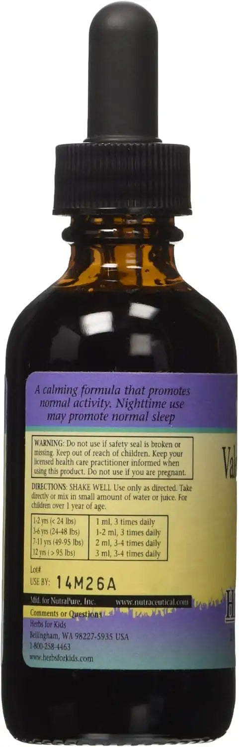 HERBS FOR KIDS - Herbs For Kids Valerian Super Calm 2 Fl.Oz. - The Red Vitamin MX - Suplementos Alimenticios - {{ shop.shopifyCountryName }}