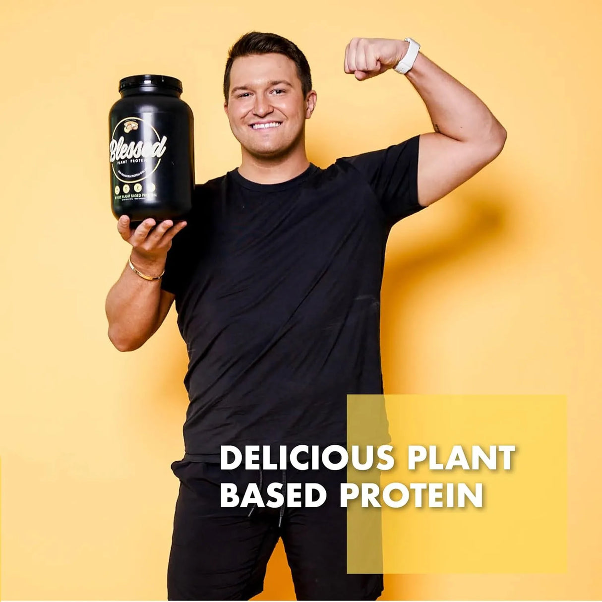 BLESSED - Blessed Vegan Protein Powder 23g of Pea Protein Banana Bread 1014Gr. - The Red Vitamin MX - Suplementos Alimenticios - {{ shop.shopifyCountryName }}