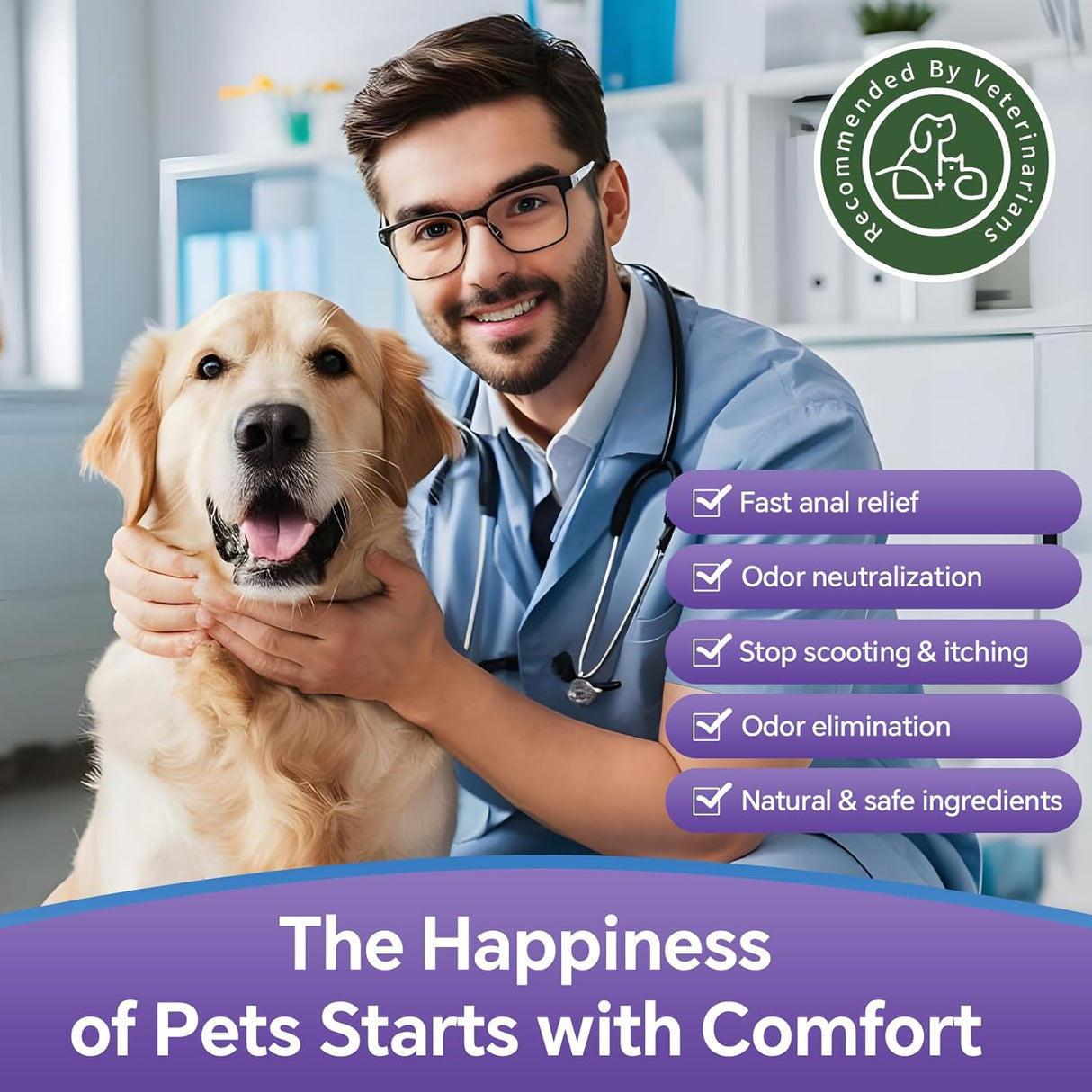 WEALLIN Anal Gland Spray for Dogs 4.06 Fl.Oz.