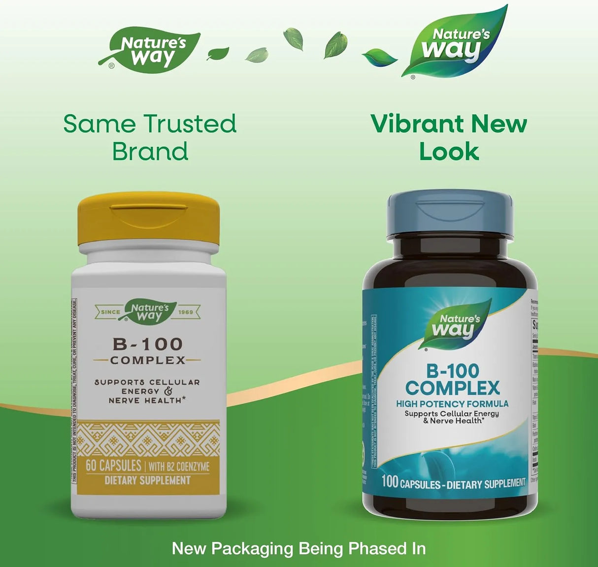 NATURE'S WAY - Nature's Way B-100 Complex 100 Capsulas - The Red Vitamin MX - Suplementos Alimenticios - {{ shop.shopifyCountryName }}