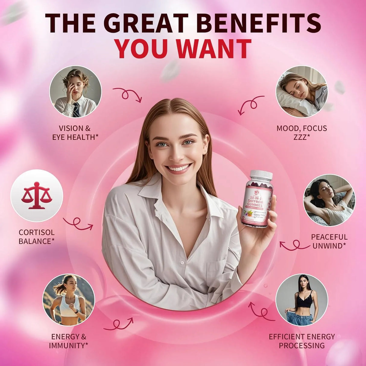 LUKAREE - Lukaree 10 IN 1 Saffron Gummies 60 Gomitas 2 Pack - The Red Vitamin MX - Suplementos Alimenticios - {{ shop.shopifyCountryName }}