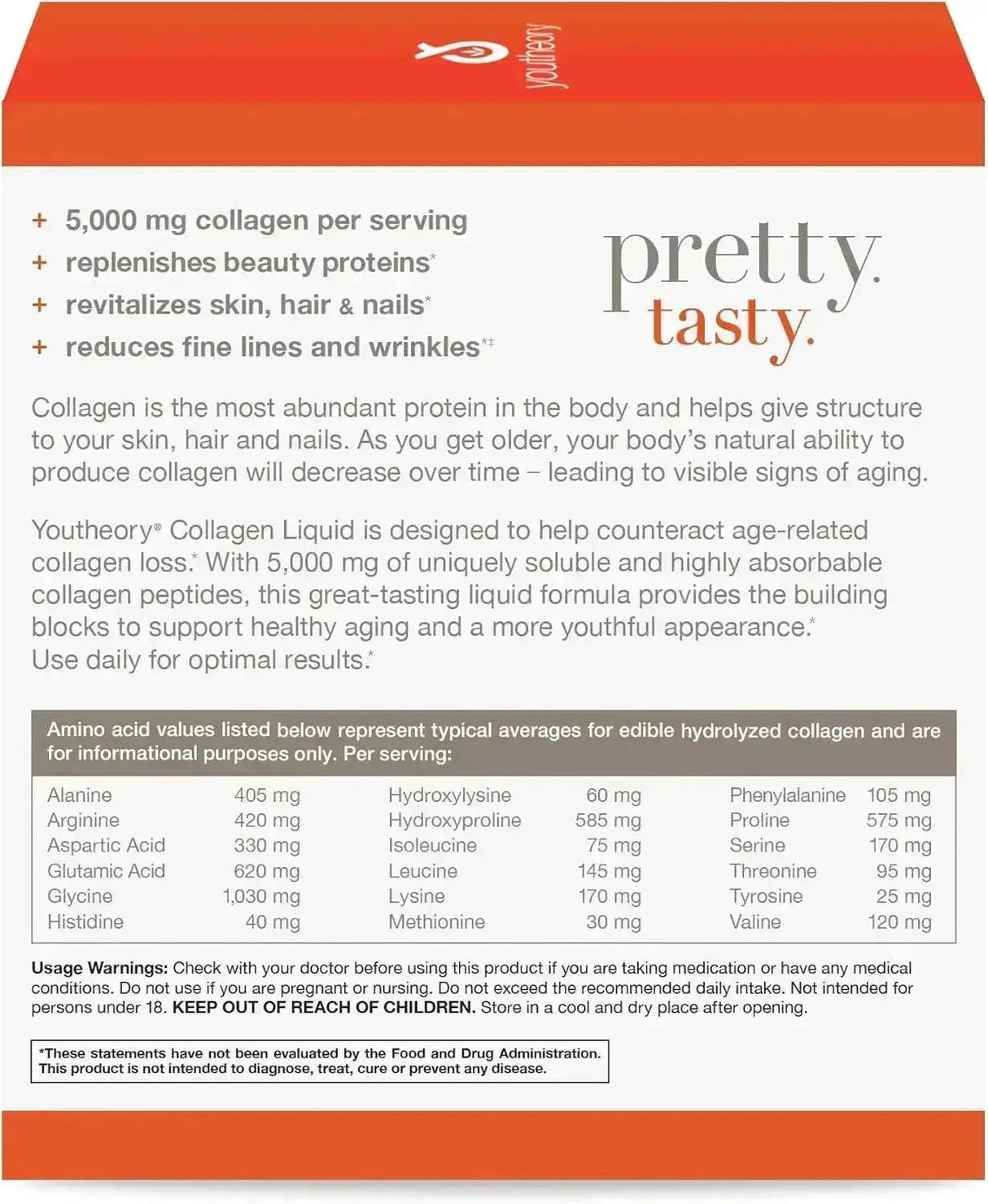 YOUTHEORY - Youtheory Collagen Liquid 12 Paquetes 2 Pack - The Red Vitamin MX - Suplementos Alimenticios - {{ shop.shopifyCountryName }}