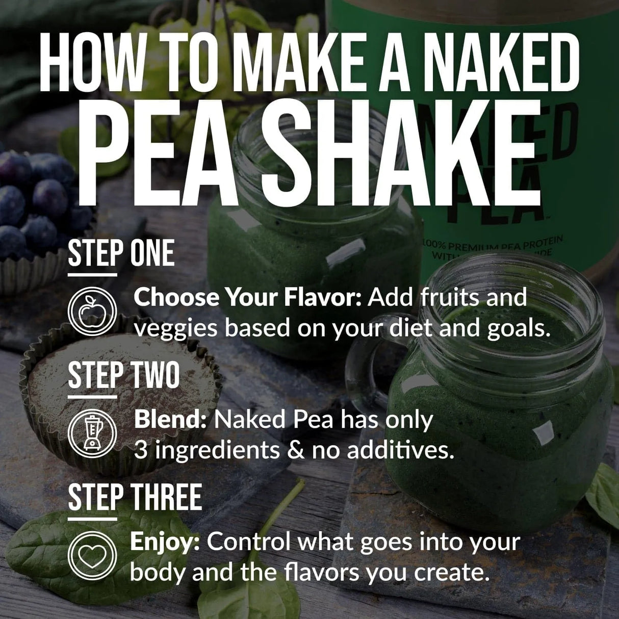 NAKED NUTRITION - Naked Pea Pea Protein Isolate 15 Servicios Vanilla 454Gr. - The Red Vitamin MX - Suplementos Alimenticios - {{ shop.shopifyCountryName }}