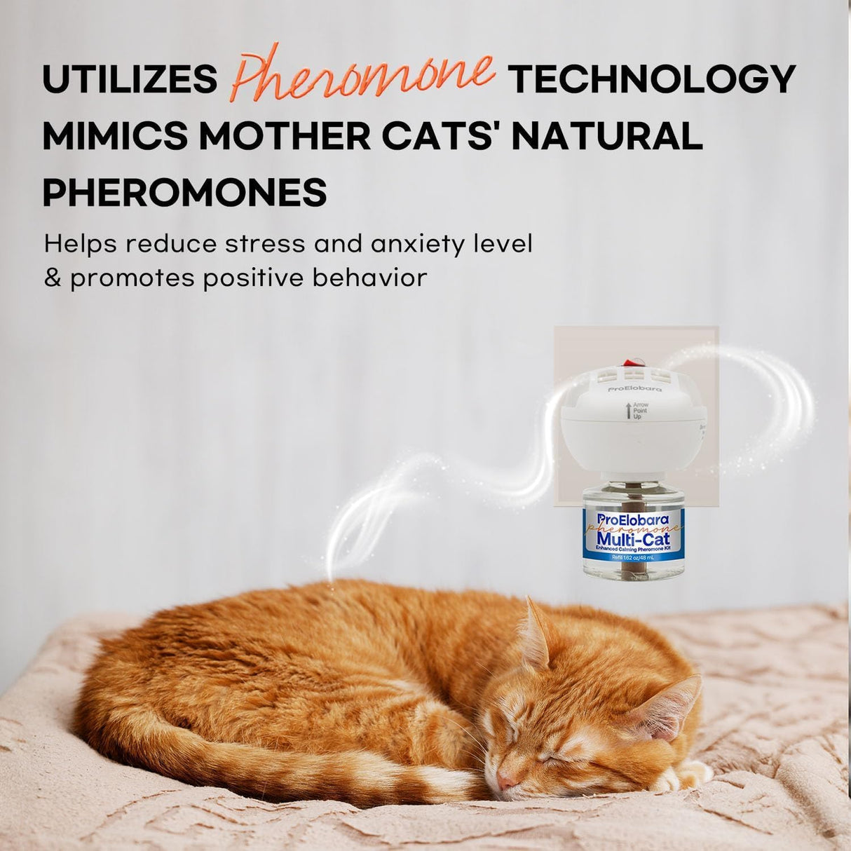 ProElobara Cat Calming Pheromone Diffuser Kit